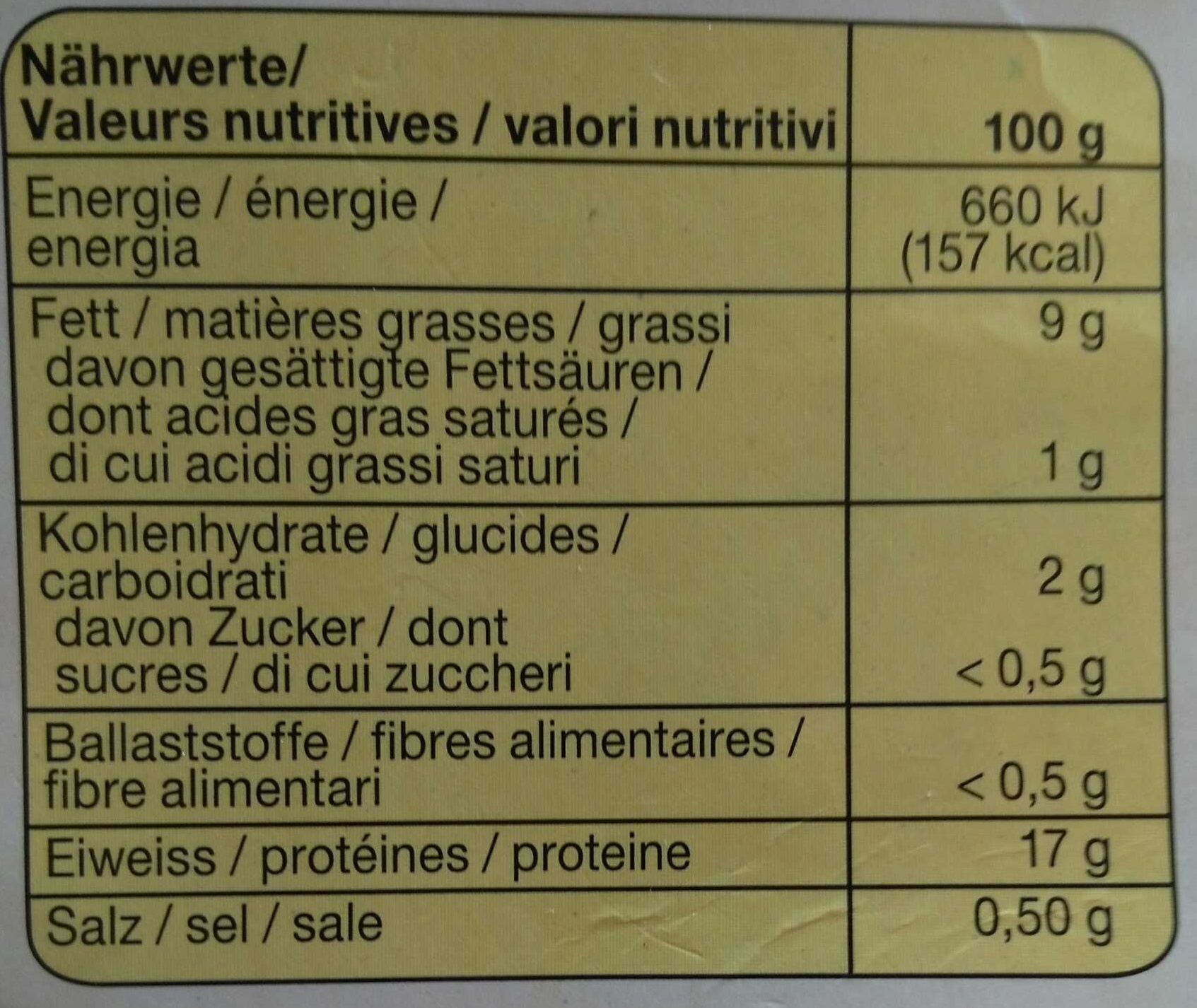Soyalife Tofu - Nutrition facts - fr