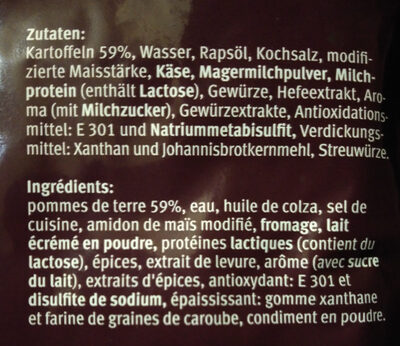 Gratin Dauphinois Gratin de pommes de terre tout prêt - Ingredienti - fr