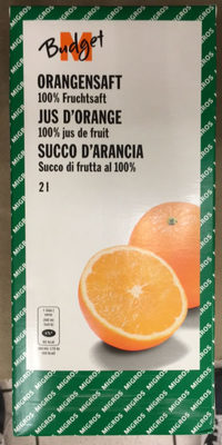 Jus d'orange 100% jus de fruit - Produkt