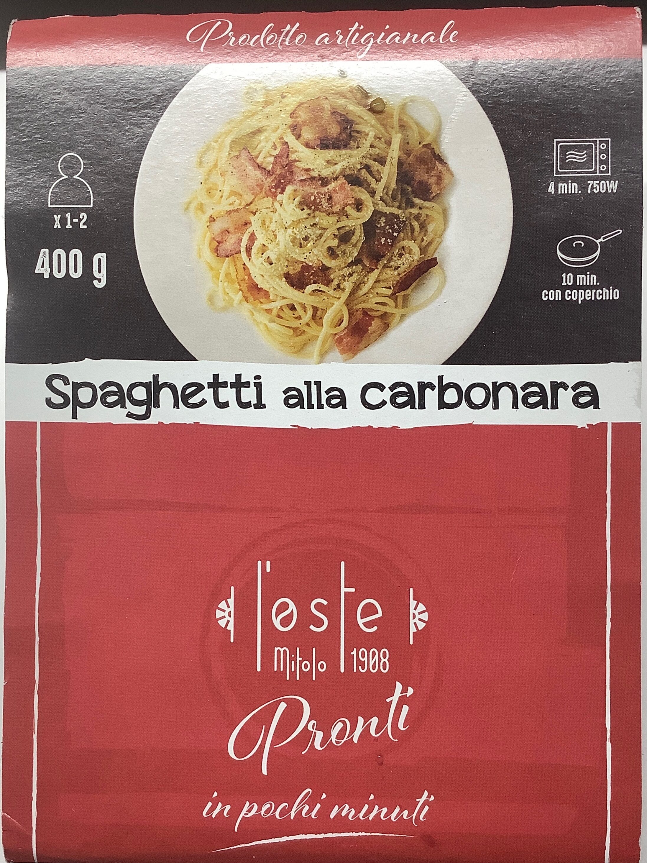 Spaghetti alla carbonara - Prodotto - fr