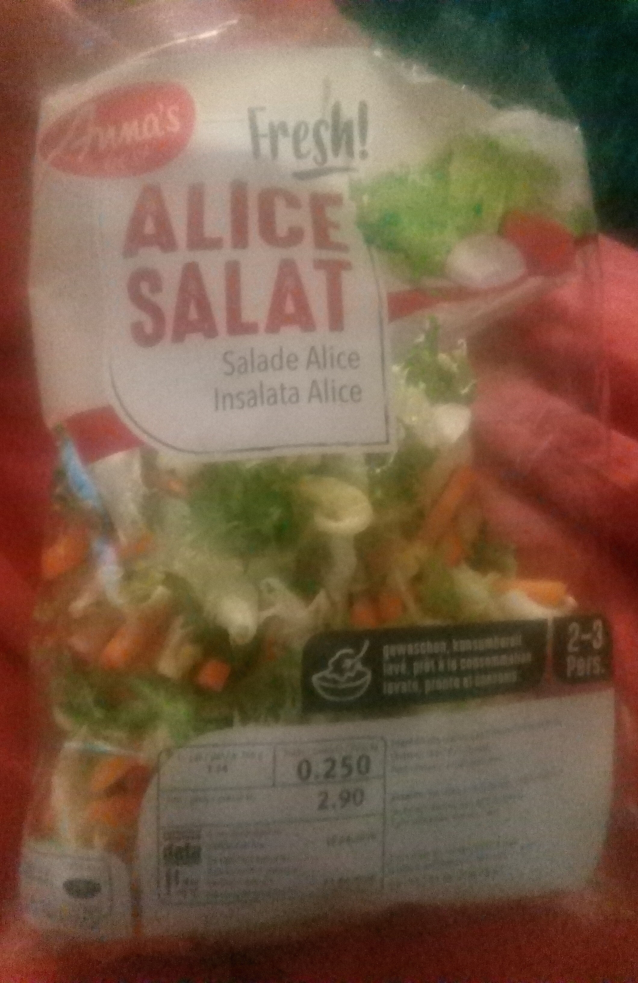 Alice salat - Prodotto - en