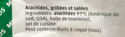 Cacahuètes salées - Zutaten - fr
