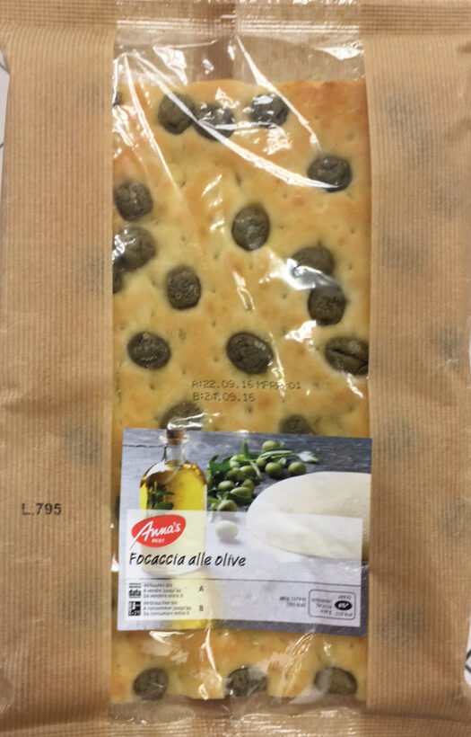 Focaccia alle olive - نتاج - fr