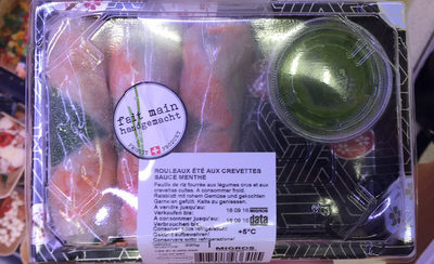 Rouleaux d'Éte aux Crevettes Sauce Menthe - Produkt - fr