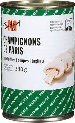 Champignons de Paris coupés - Produkt - fr