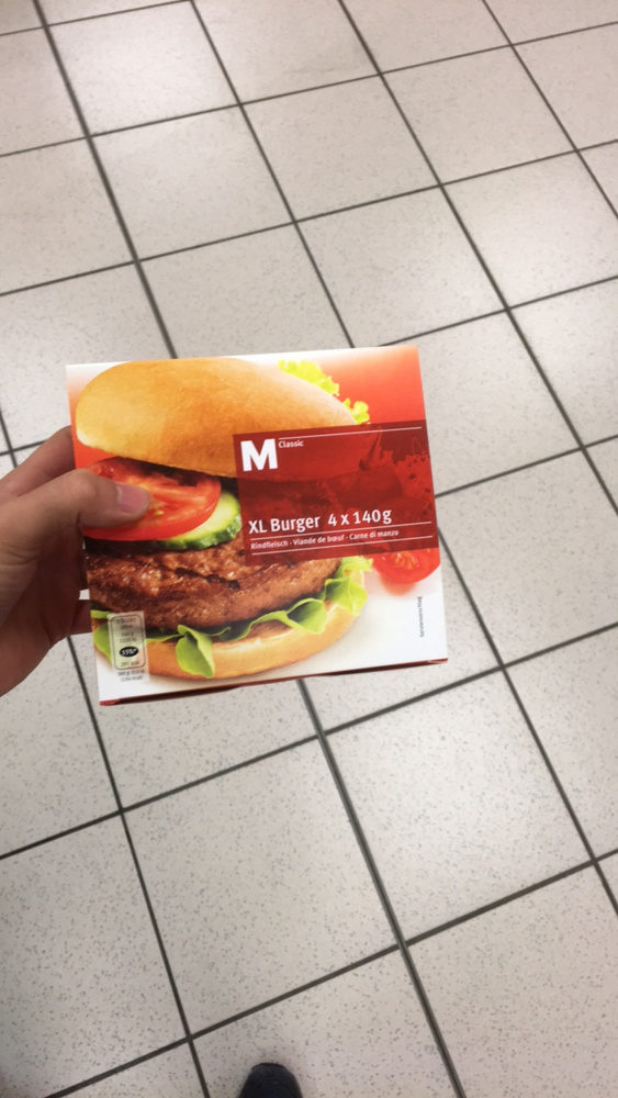 XL Burger  4 x 140g  viande de boeuf - Product - fr