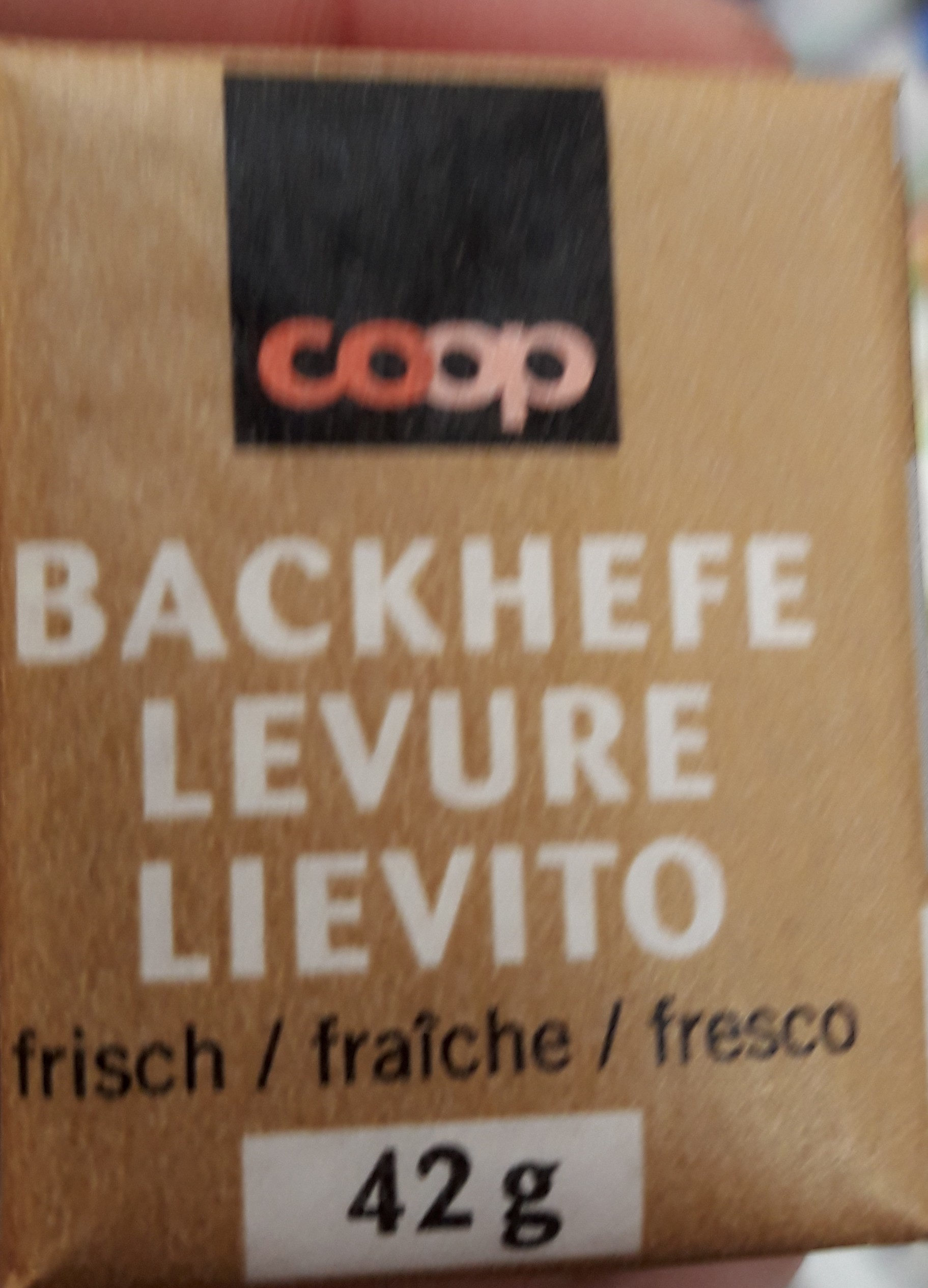 Backhefe Würfel frisch - Produit