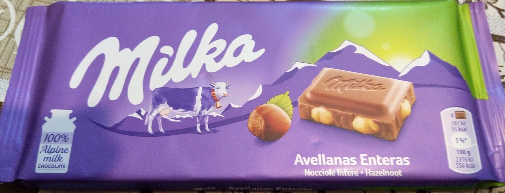 Chocolate Avellanas Enteras - Produto