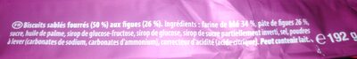 Figolu - Ingredients - fr