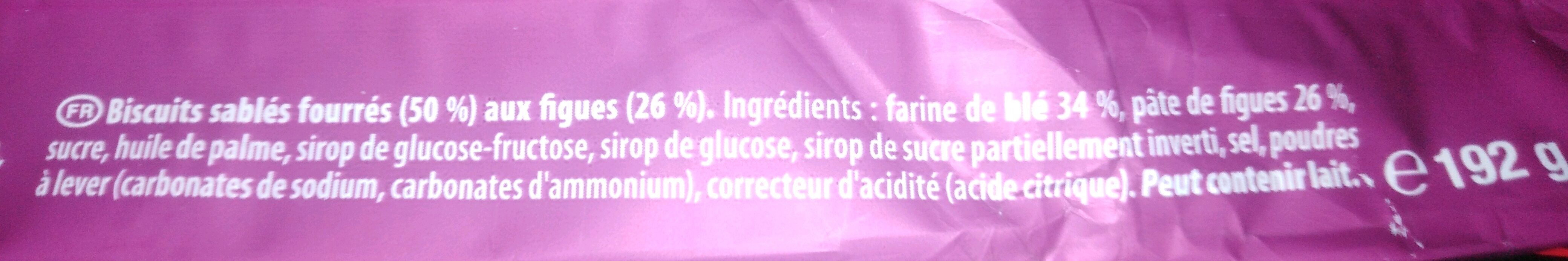 Figolu - Ingredientes - fr