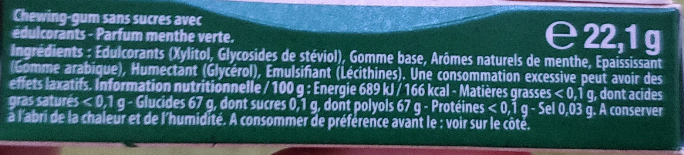 Simple chewing-gum - Ingredients - fr