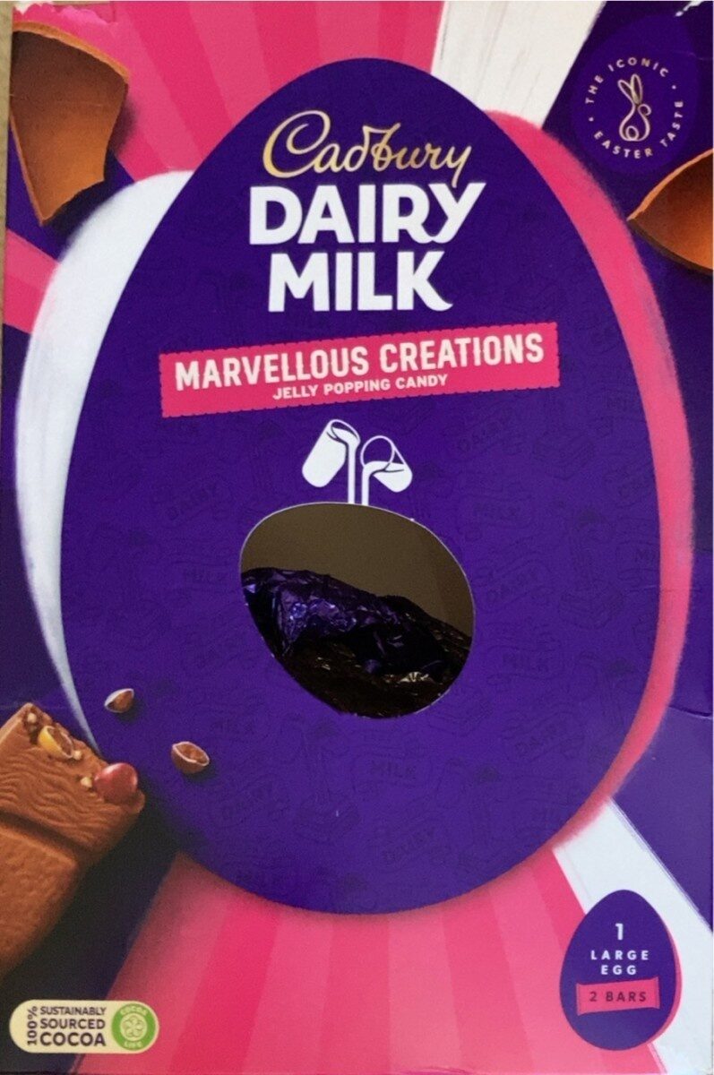 Marvellous creations easter egg - Nutrition facts