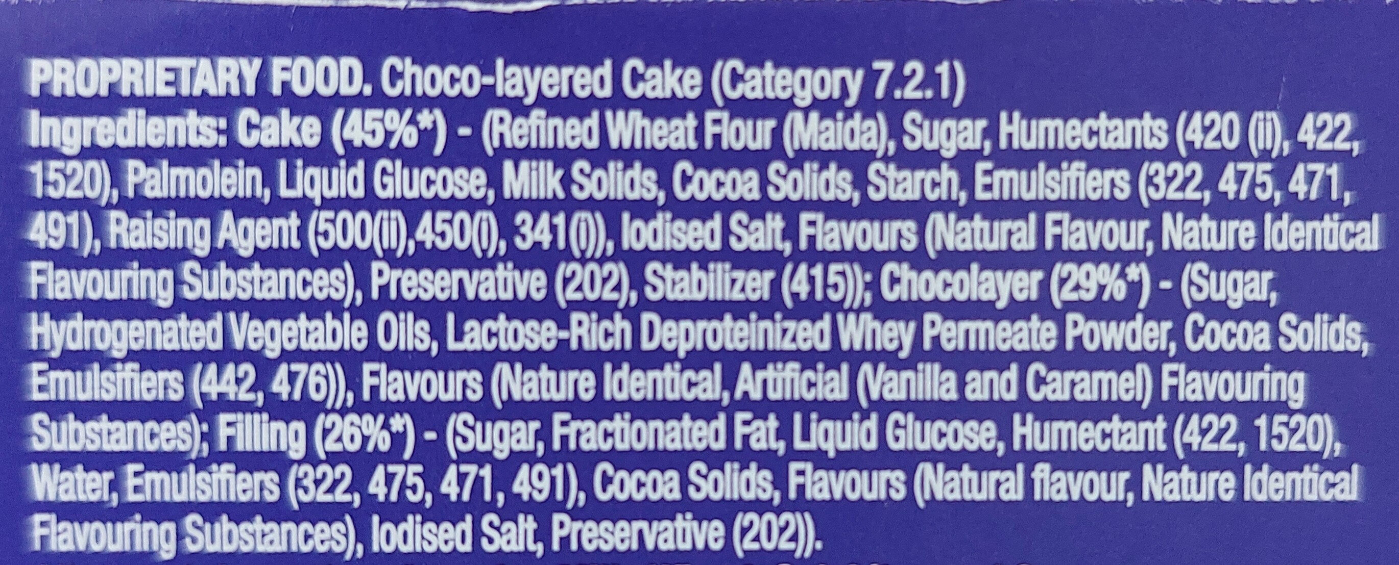 Chocobakes - Ingredients