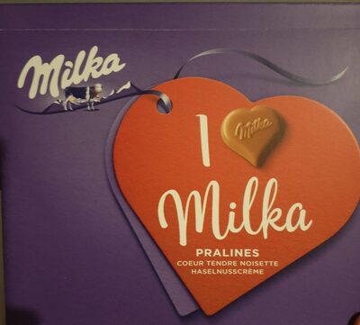 Milka pralines coeur tendre noisette - Product - fr