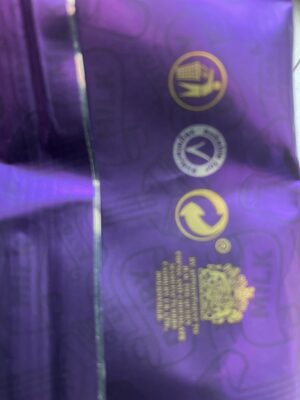 Dairy milk - Recycling instructions and/or packaging information