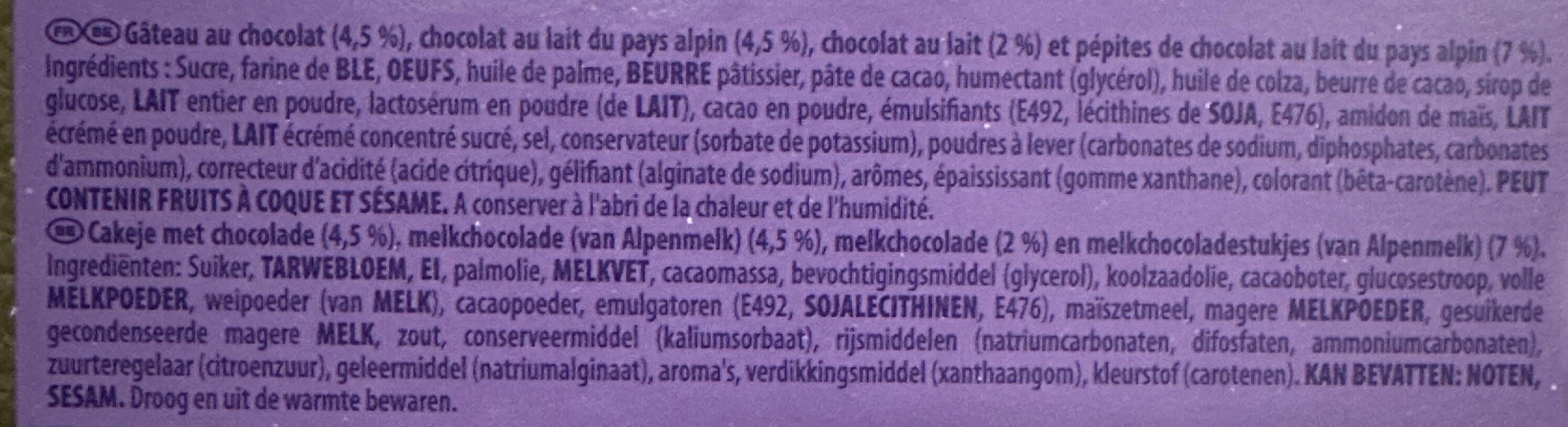 Choco brookie - Ingredients - fr