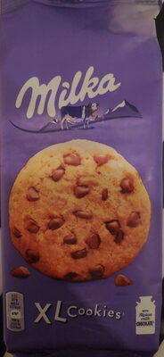 Milka XL Cookies Ciastka Z Du?ymi Kawa?kami Czekolady 184G - Produkt