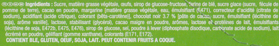 Napolitain Goût Chocolat Praliné - Ainesosat - fr