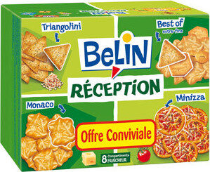 Belin crackers assortiment reception 760g offre conviviale - Produit