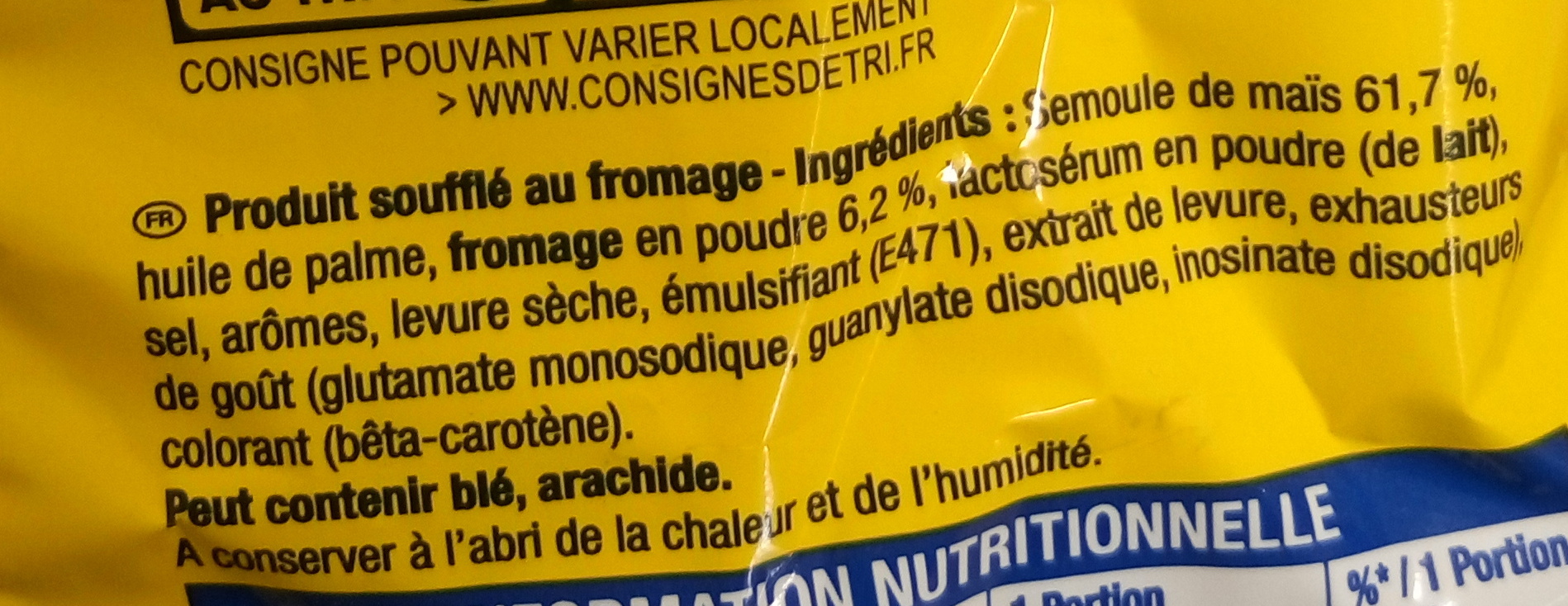 Les Super Z'héros au fromage - Ingredients - fr