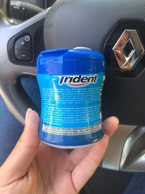 Trident - 60 minutes of freshness - Peppermint flavour - Información nutricional