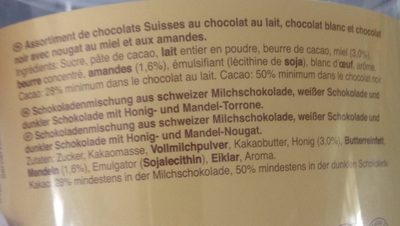 Mini Toblerone - Ingredients - fr