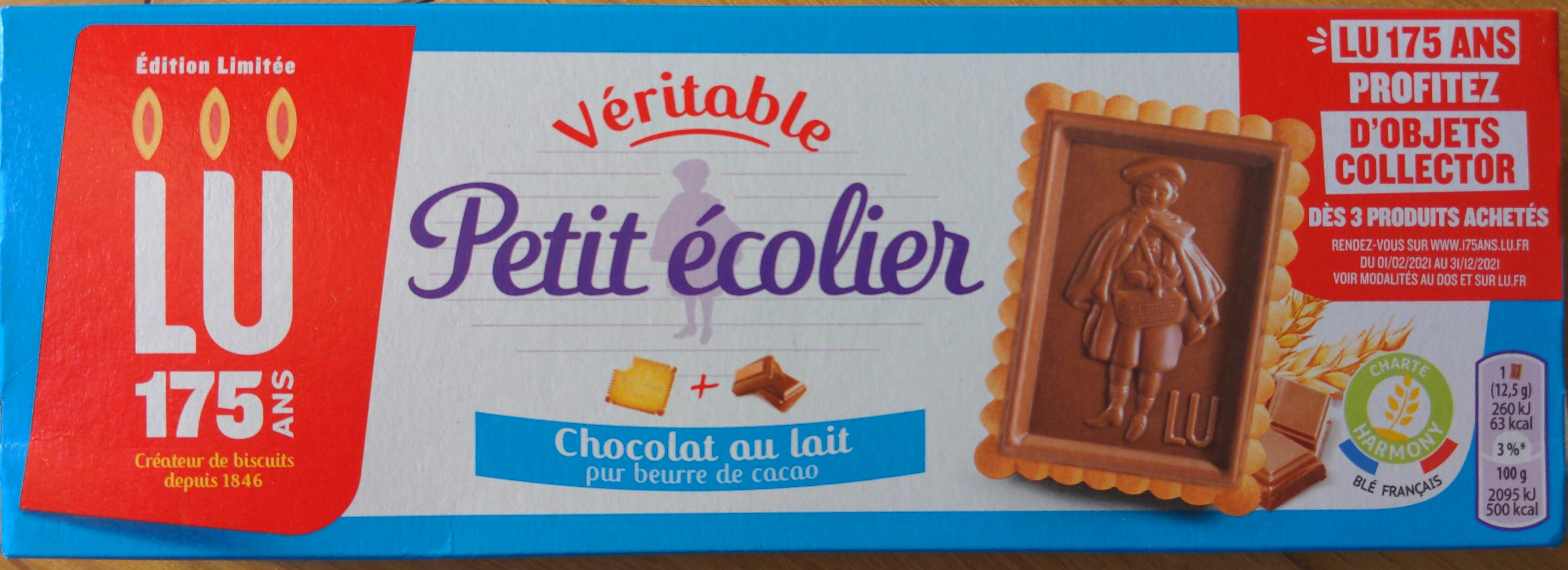 Véritable Petit Écolier Chocolat au Lait - Produkt - fr