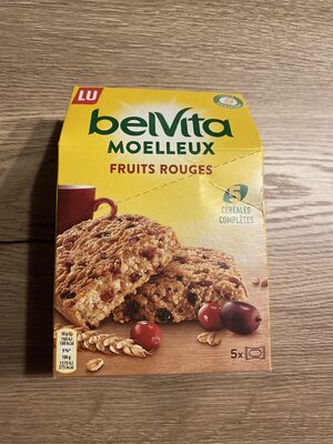 Belvita Petit déjeuner Le moelleux aux fruits rouges - Produit