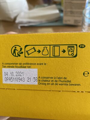 Biscuit aux céréales et pépites de chocolat - Recyclinginstructies en / of verpakkingsinformatie - fr