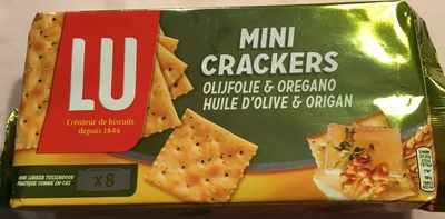 Mini crackers huile d'olive & origan - Produit