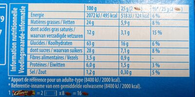 Granola - Nutrition facts - fr