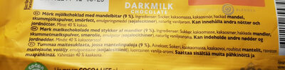 Marabou Darkmilk Chocolate Roasted Almonds - Ainesosat