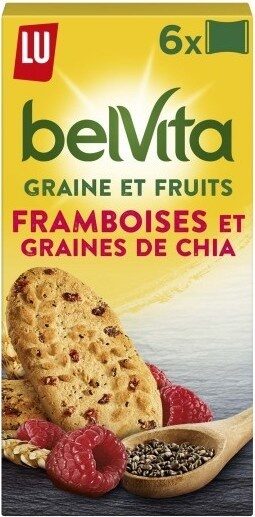 Graines et fruits - Framboises et graines de chia - Produit