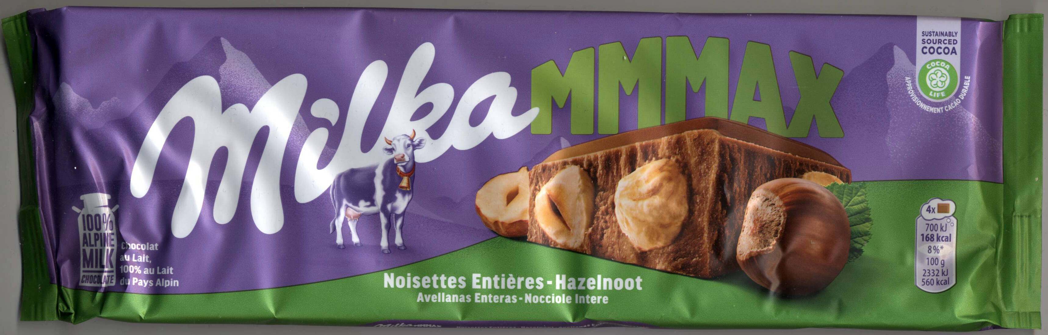 Milka - MMMAX - Noisettes Entières - Produit