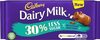 Dairy Milk 30% Less Sugar Chocolate Bar - Product