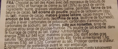 Oreo - Nutrition facts - fr