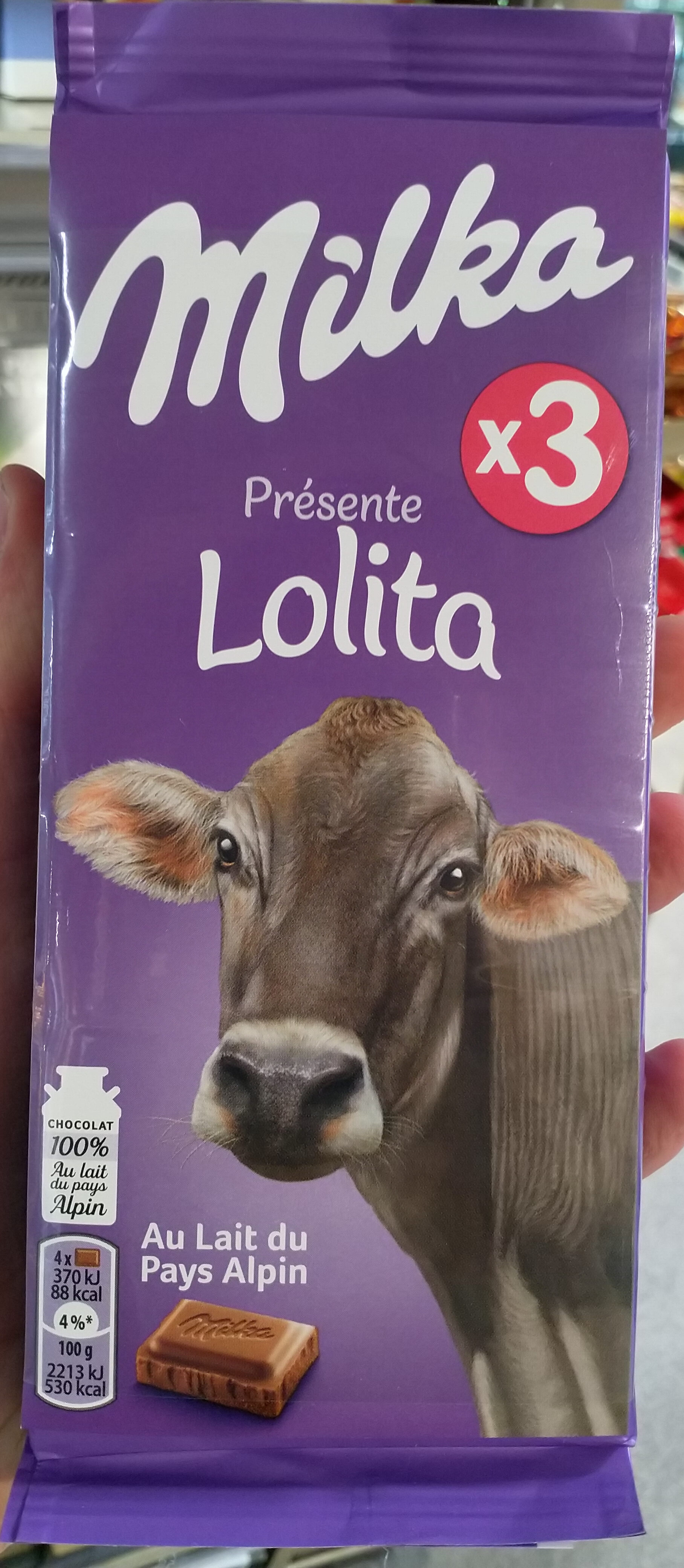 Chocolat au lait du Pays Alpin - Produit