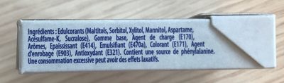 Blancheur parfum menthe polaire - Ingredients - fr