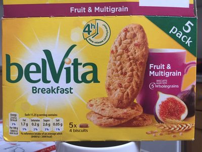 Breakfast Biscuits Fruit & Multigrain 5 Packs - Produit - en