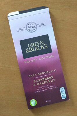 Rasberry and Hazelnut Dark Chocolate - Product