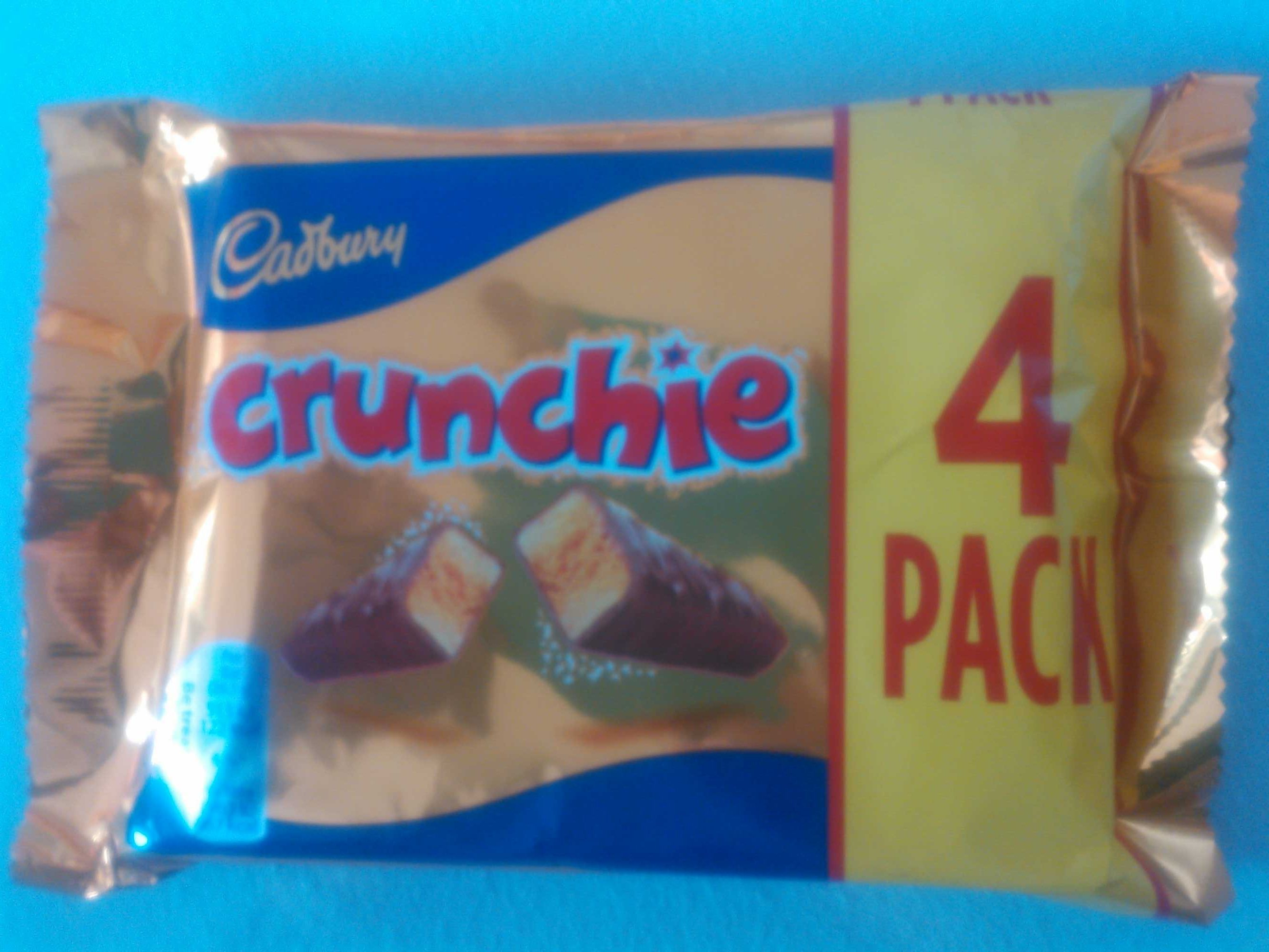 Crunchie Chocolate Bar 4 Pack - Produkt