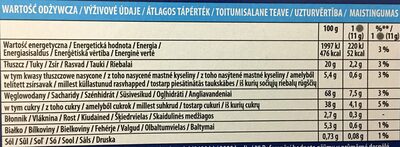 Oreo - Tableau nutritionnel - pl