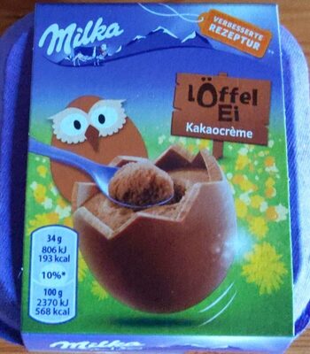 Milka Löffel-Ei - Kakaocreme - Produkt