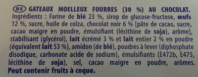 Lulu Chocolat - Ingrédients