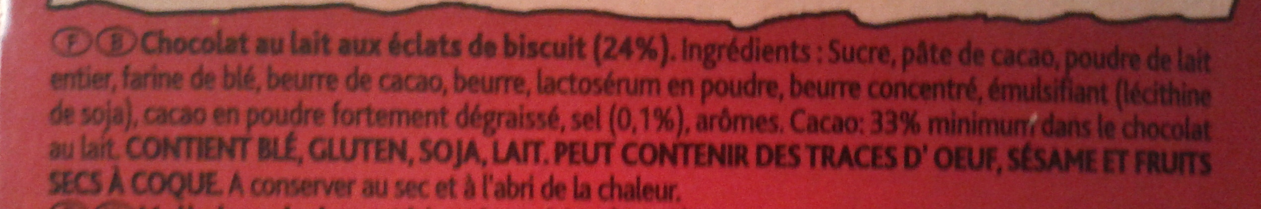 Lait - Biscuits Sablés avec une Pointe de Sel - Zutaten - fr
