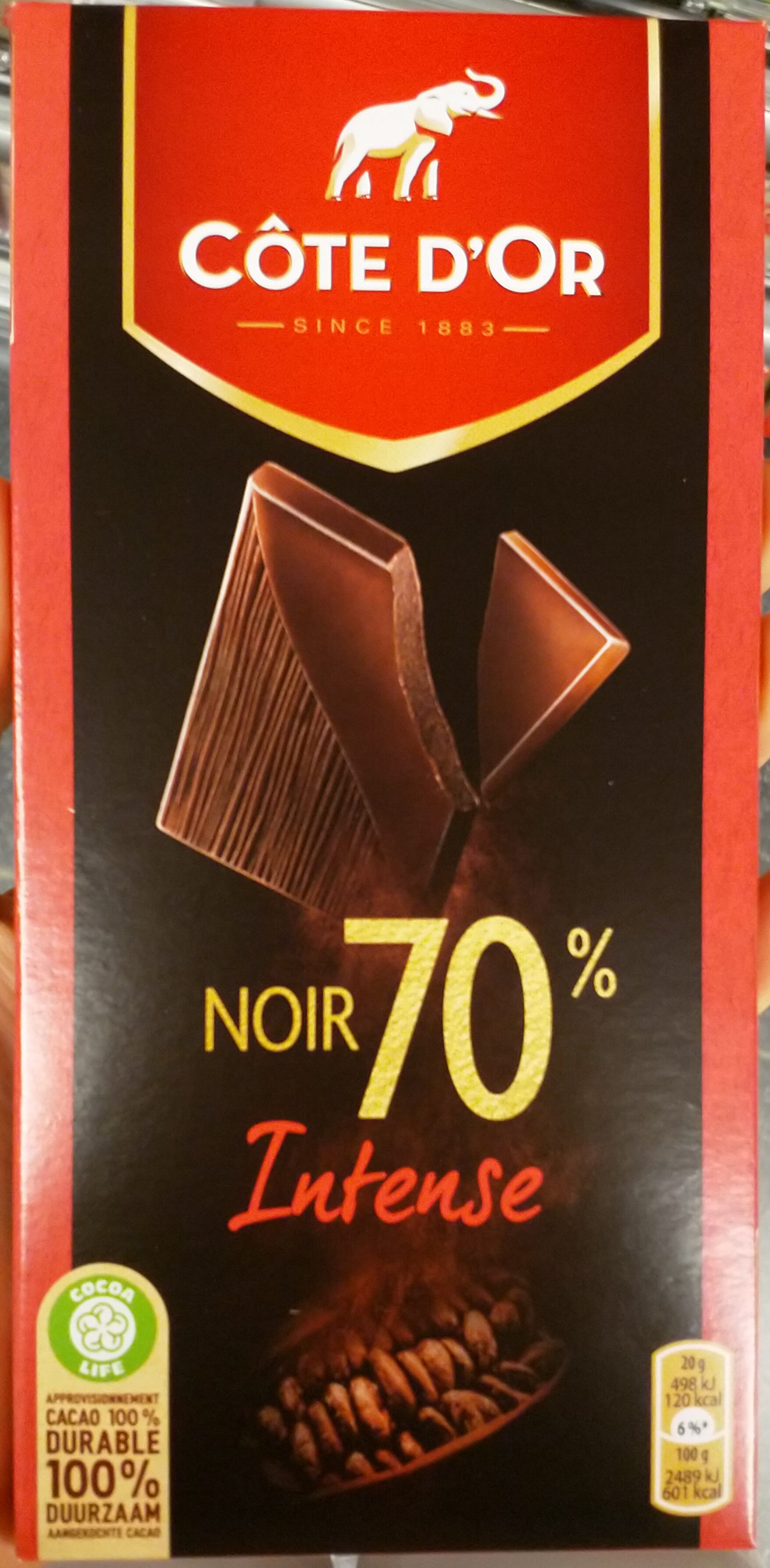Noir 70% intense - Producto - fr