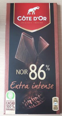 Chocolat extra noir de dégustation 86% noir intense - Produto