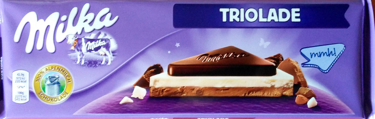 Milka Chocolat Triolade - Produit