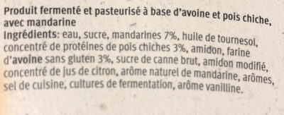 Plant-Based Creamium Mandarin - Ingredienti - fr
