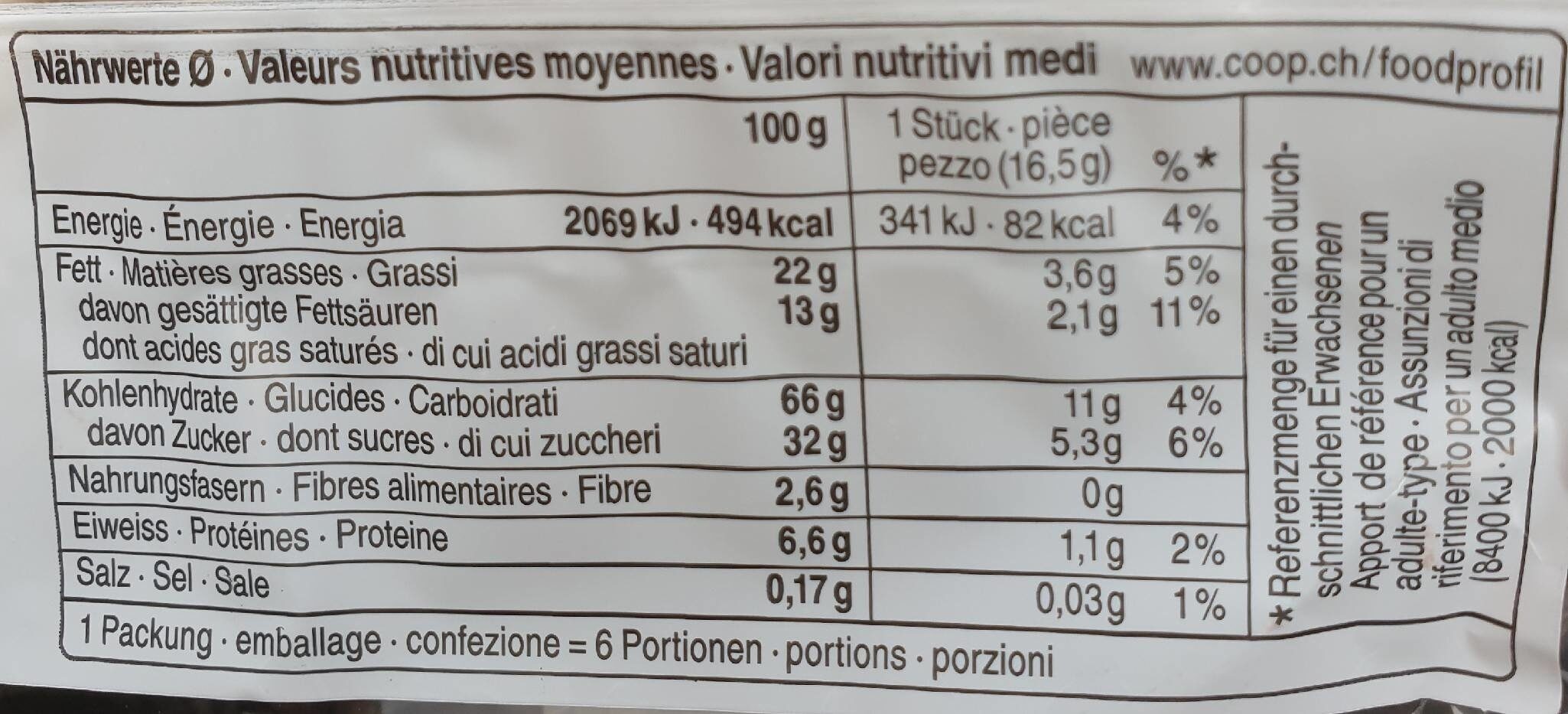 Galettes de riz au chocolat au lait - Valori nutrizionali - fr